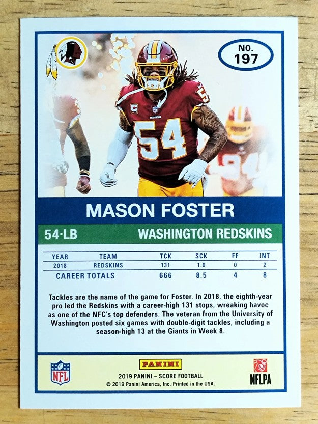 2019 Score Red #197 Mason Foster