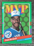 1991 Donruss #389 Fred McGriff MVP
