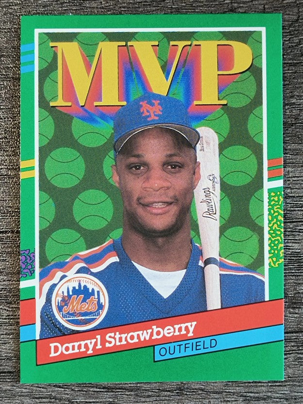 1991 Donruss #408 D. Strawberry MVP