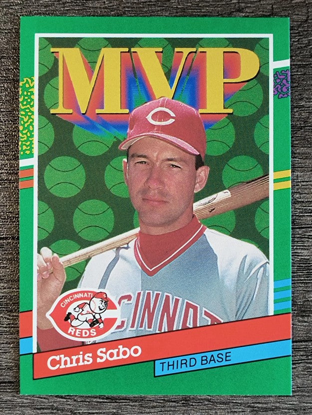 1991 Donruss #412 Chris Sabo MVP