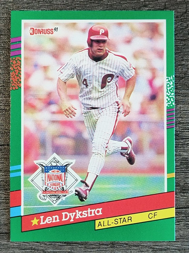 1991 Donruss #434 Len Dykstra AS