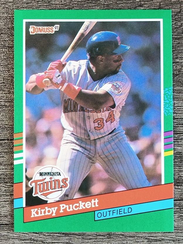 1991 Donruss #490 Kirby Puckett