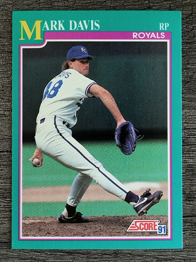 1991 Score #136 Mark Davis