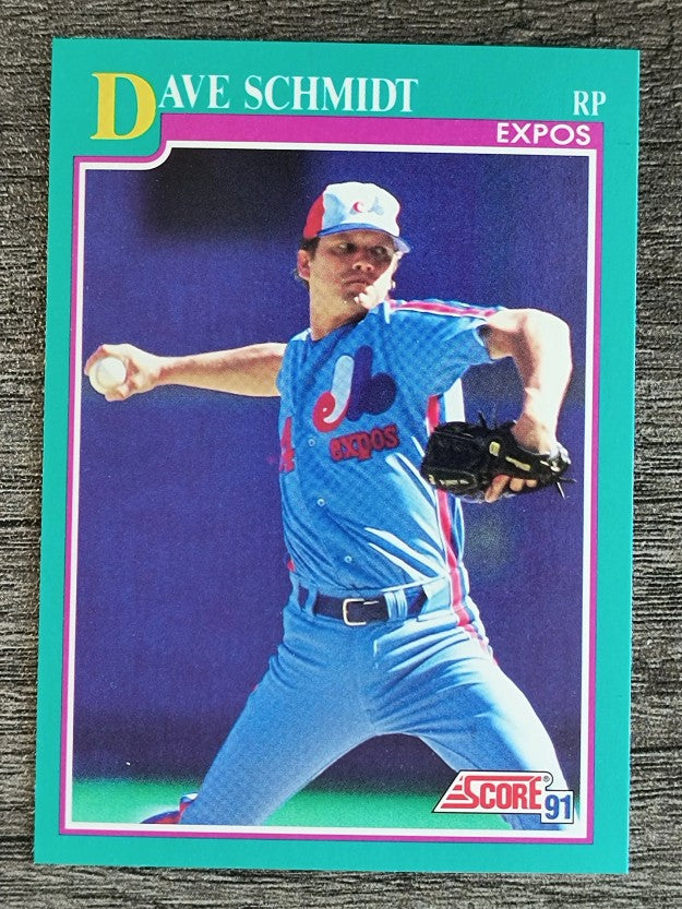 1991 Score #156 Dave Schmidt