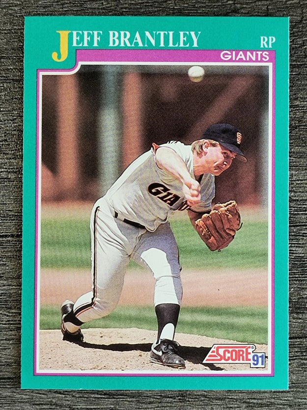 1991 Score #160 Jeff Brantley