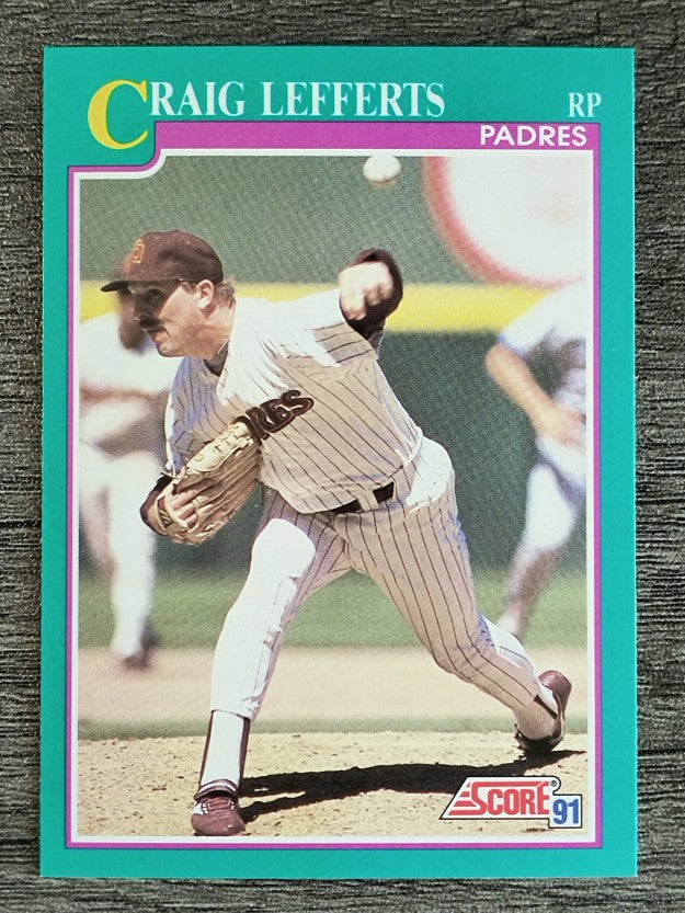 1991 Score #184 Craig Lefferts