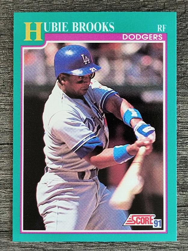 1991 Score #196 Hubie Brooks
