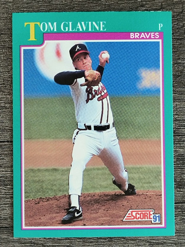 1991 Score #206 Tom Glavine