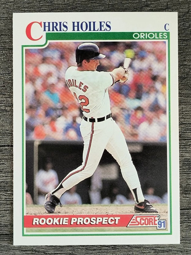 1991 Score #334 Chris Hoiles