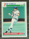 1991 Score #336 Jeff Schulz RC