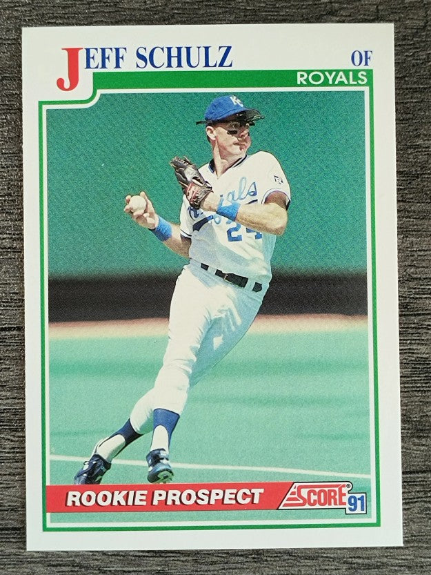 1991 Score #336 Jeff Schulz RC