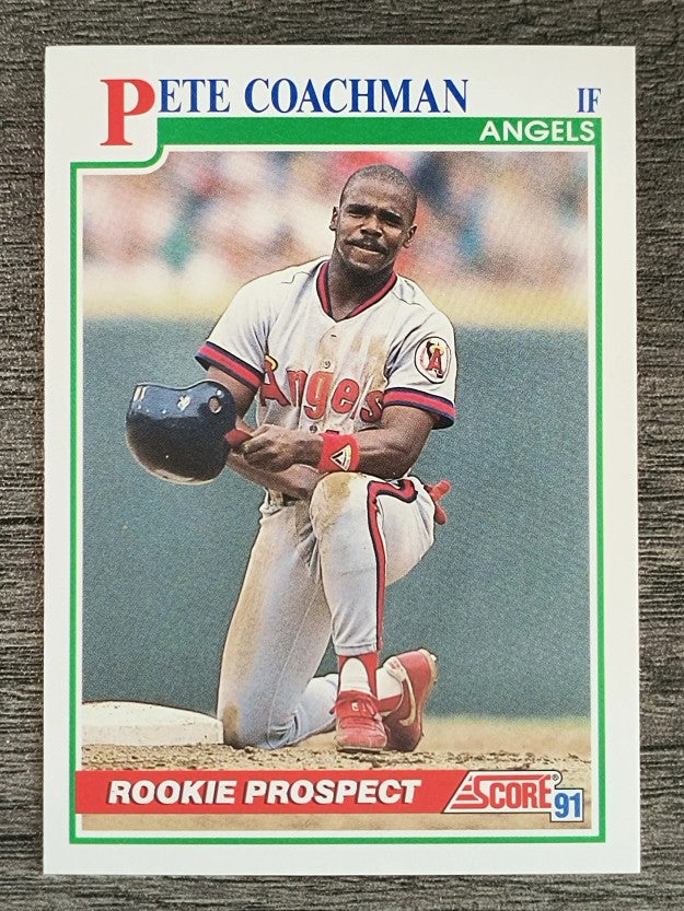 1991 Score #344 Pete Coachman RC