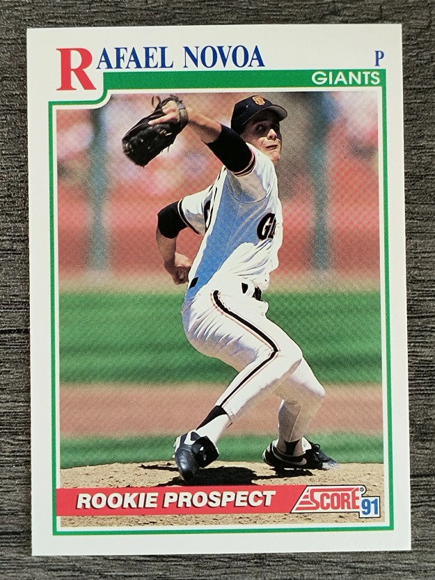 1991 Score #366 Rafael Novoa RC