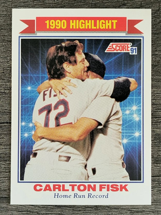 1991 Score #421 Carlton Fisk HL