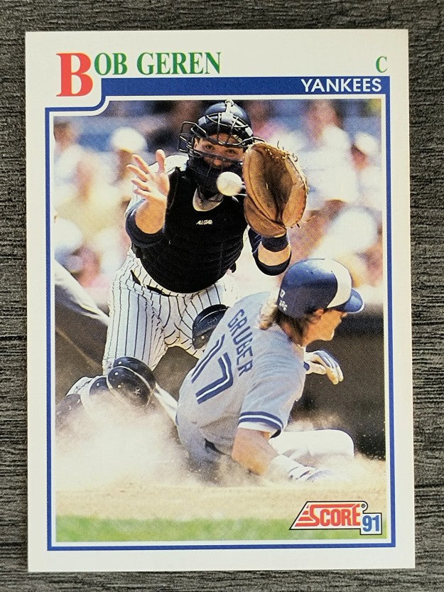 1991 Score #435 Bob Geren
