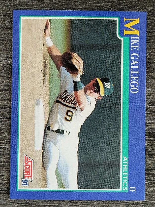 1991 Score #476 Mike Gallego