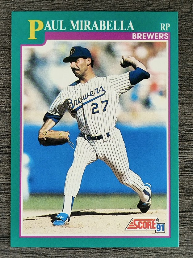 1991 Score #558 Paul Mirabella