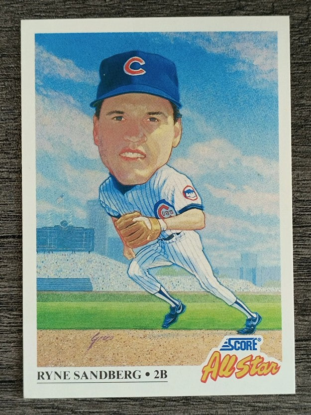 1991 Score #665 Ryne Sandberg AS