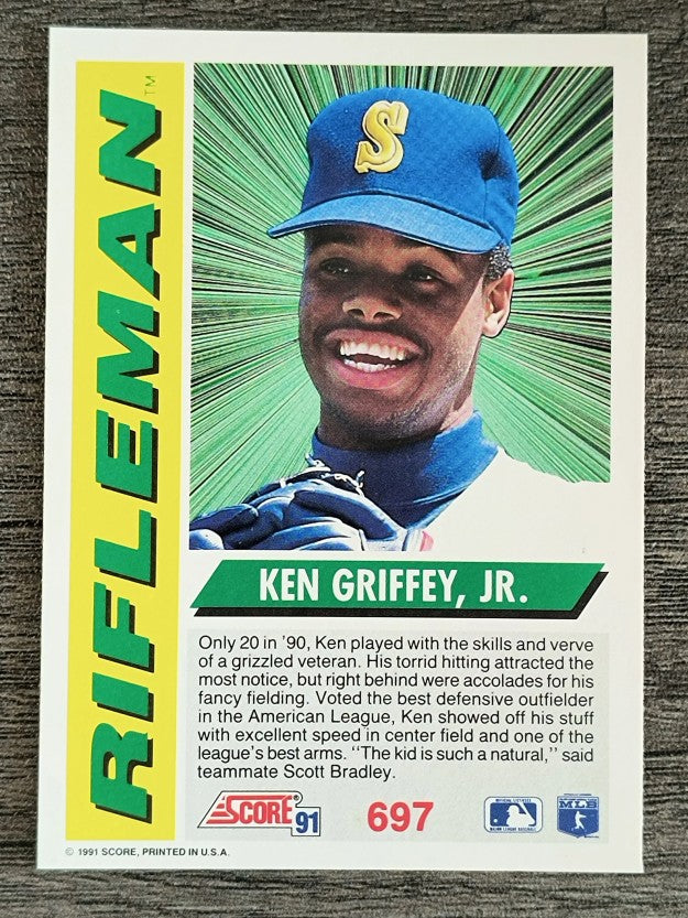 1991 Score #697 Ken Griffey Jr. RF