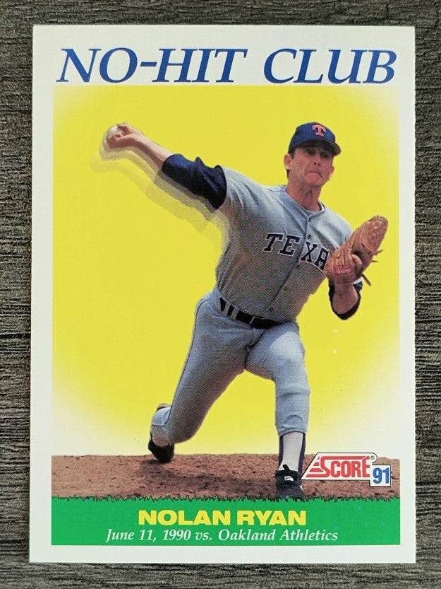 1991 Score #701 Nolan Ryan NH