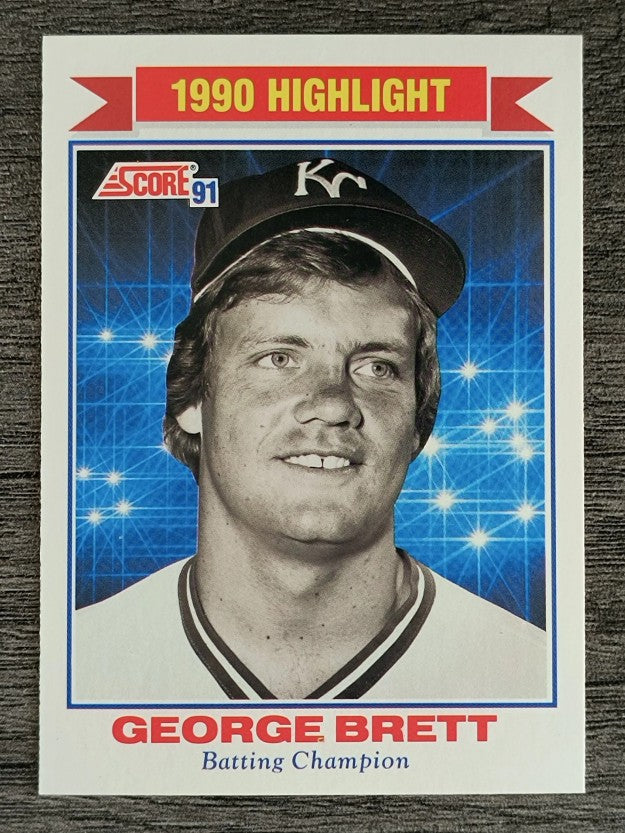 1991 Score #769 George Brett HL