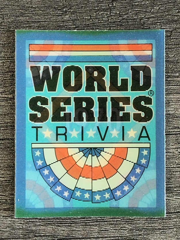 1991 Score Magic Motion Trivia #3 Trivia Card 3