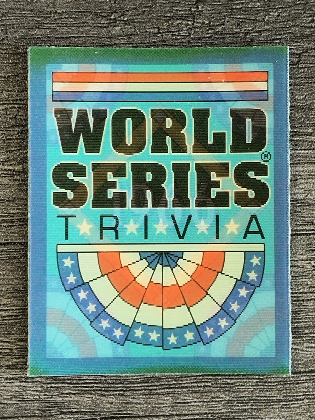 1991 Score Magic Motion Trivia #22 Trivia Card 22