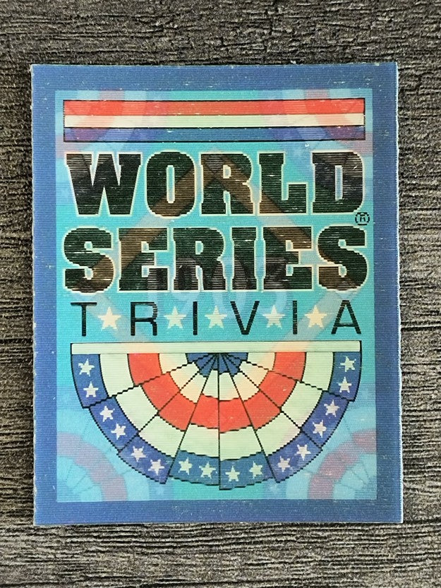 1991 Score Magic Motion Trivia #39 Trivia Card 39