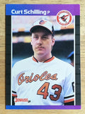 1989 Donruss #635 Curt Schilling DP RC (EXMT)