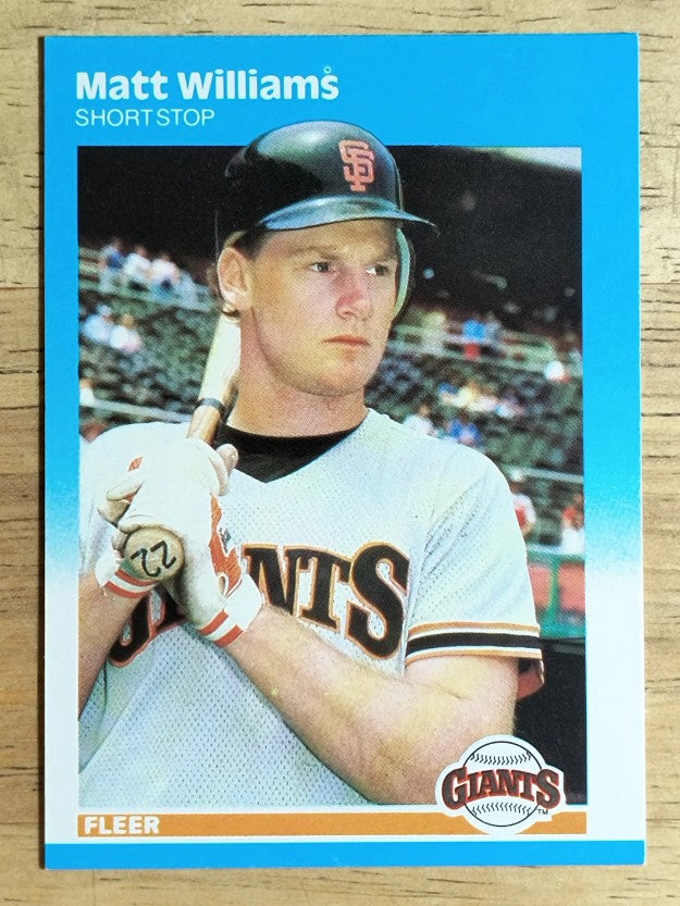 1987 Fleer Update #U129 Matt Williams XRC