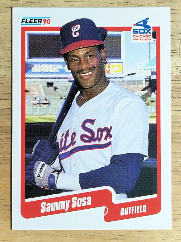1990 Fleer #548 Sammy Sosa RC