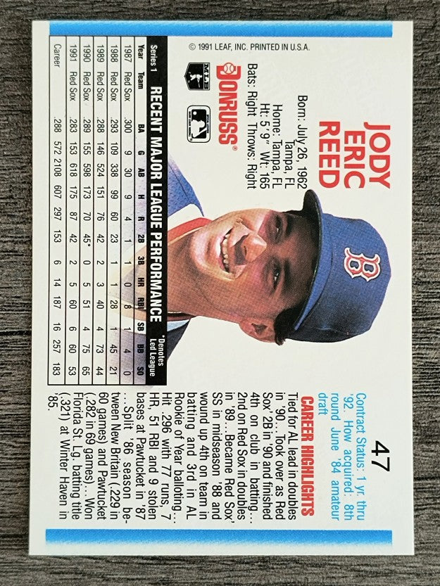 1992 Donruss #47 Jody Reed
