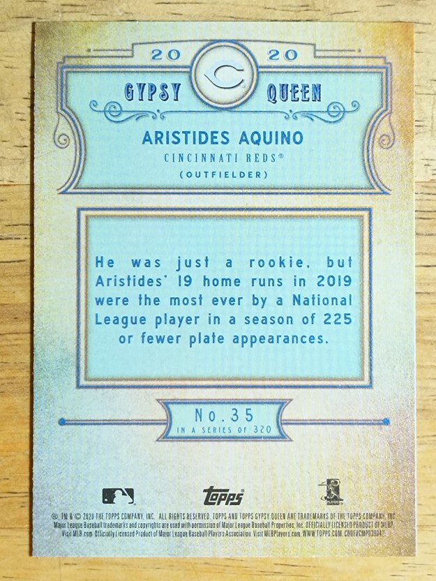 2020 Topps Gypsy Queen #35 Aristides Aquino RC