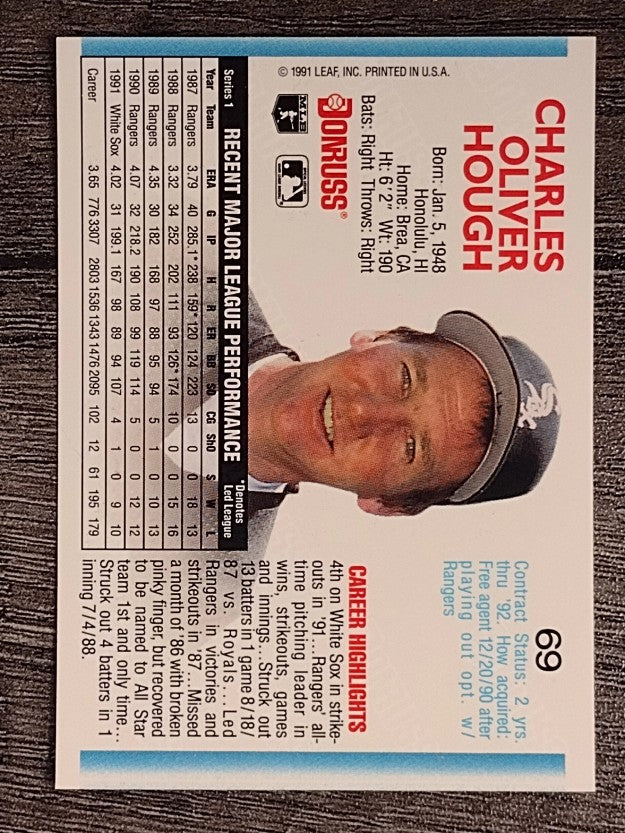 1992 Donruss #69 Charlie Hough