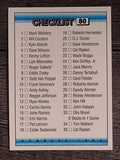 1992 Donruss #80 Checklist 1-79