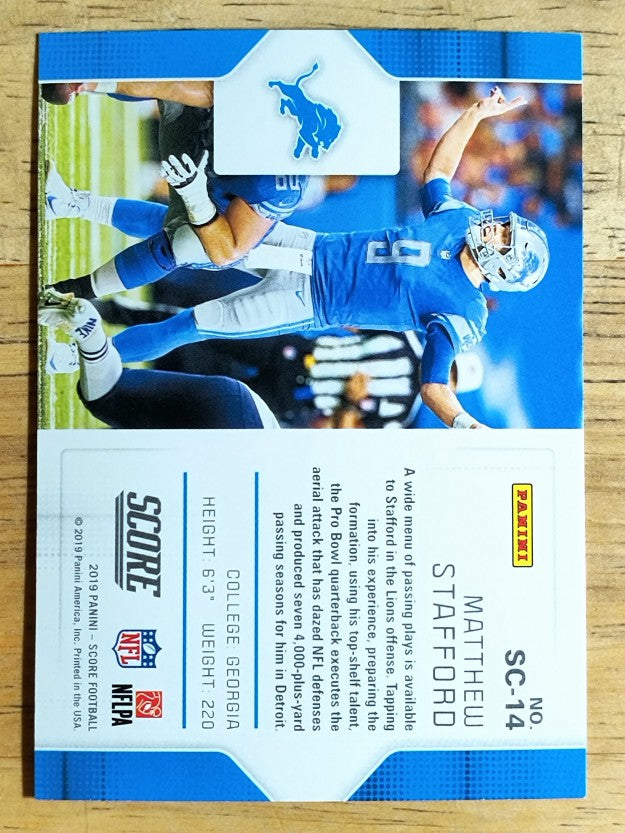 2019 Score Signal Callers #14 Matthew Stafford