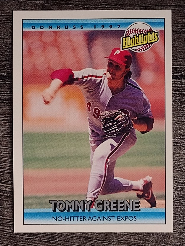 1992 Donruss #94 Tommy Greene HL