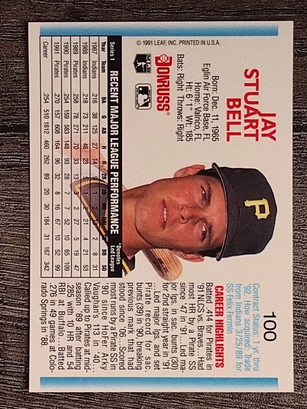 1992 Donruss #100 Jay Bell