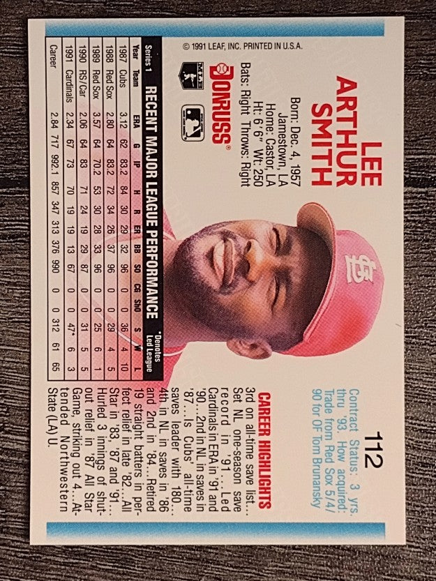 1992 Donruss #112 Lee Smith