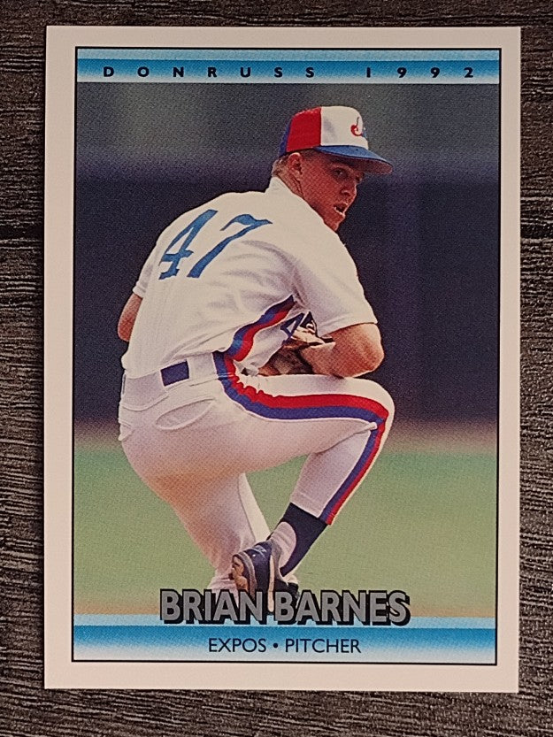 1992 Donruss #117 Brian Barnes