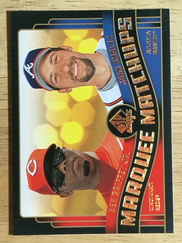 2008 SP Authentic Marquee Matchups #MM5 Ken Griffey Jr./John Smoltz