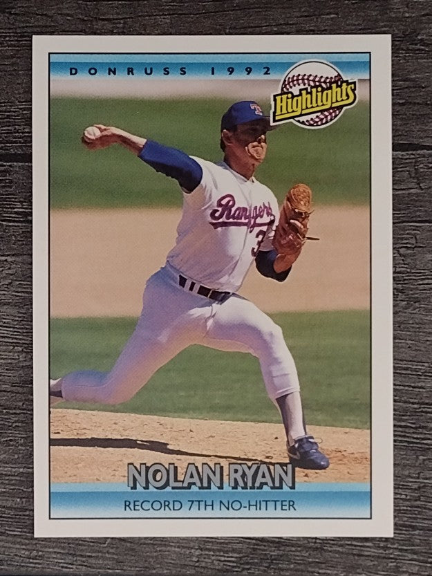 1992 Donruss #154 Nolan Ryan HL