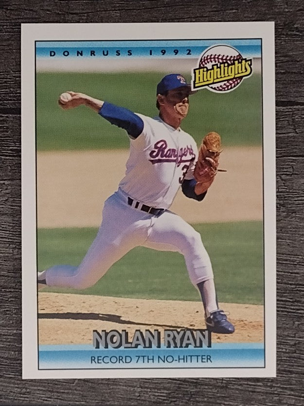 1992 Donruss #154 Nolan Ryan HL