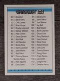1992 Donruss #160 Checklist 80-157