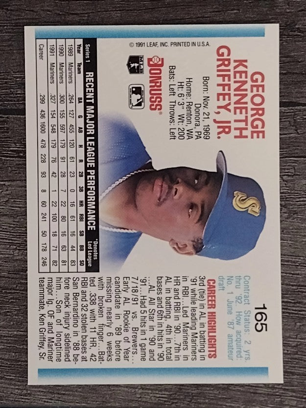1992 Donruss #165 Ken Griffey Jr.