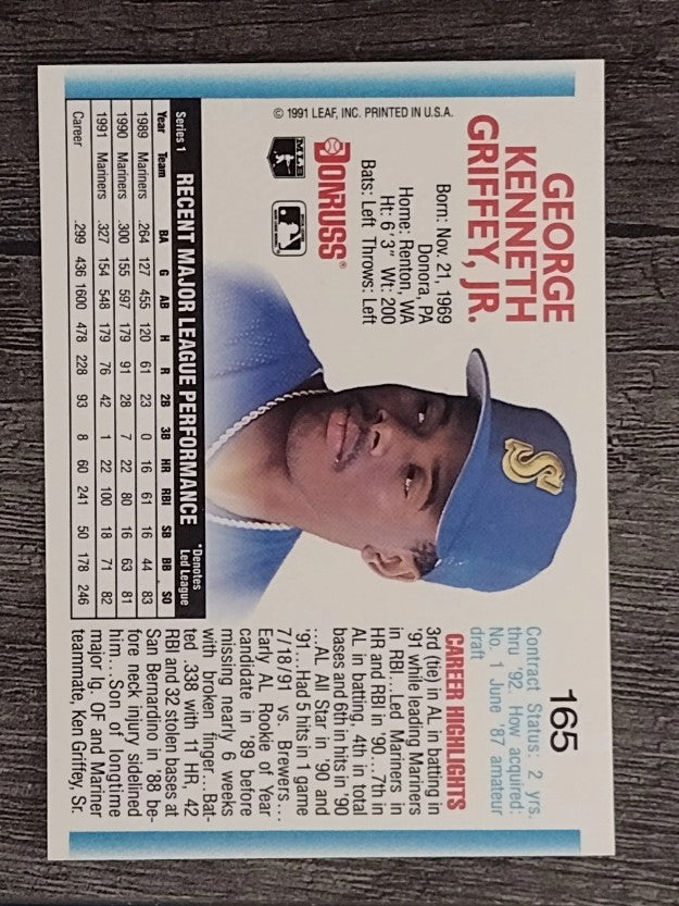 1992 Donruss #165 Ken Griffey Jr.