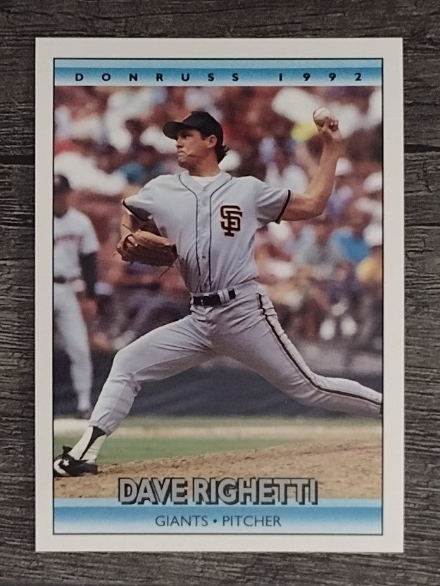 1992 Donruss #174 Dave Righetti