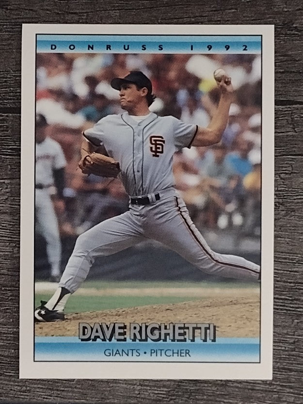 1992 Donruss #174 Dave Righetti
