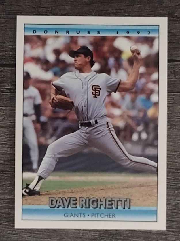1992 Donruss #174 Dave Righetti