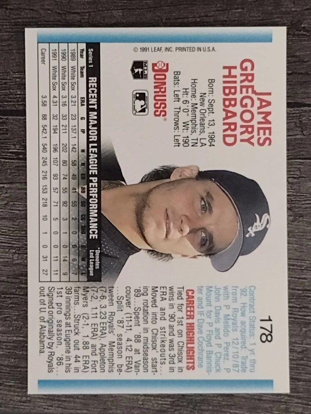 1992 Donruss #178 Greg Hibbard